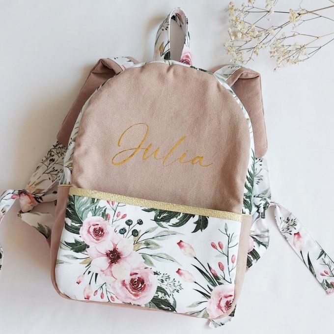 Sac à dos fermeture personalisé